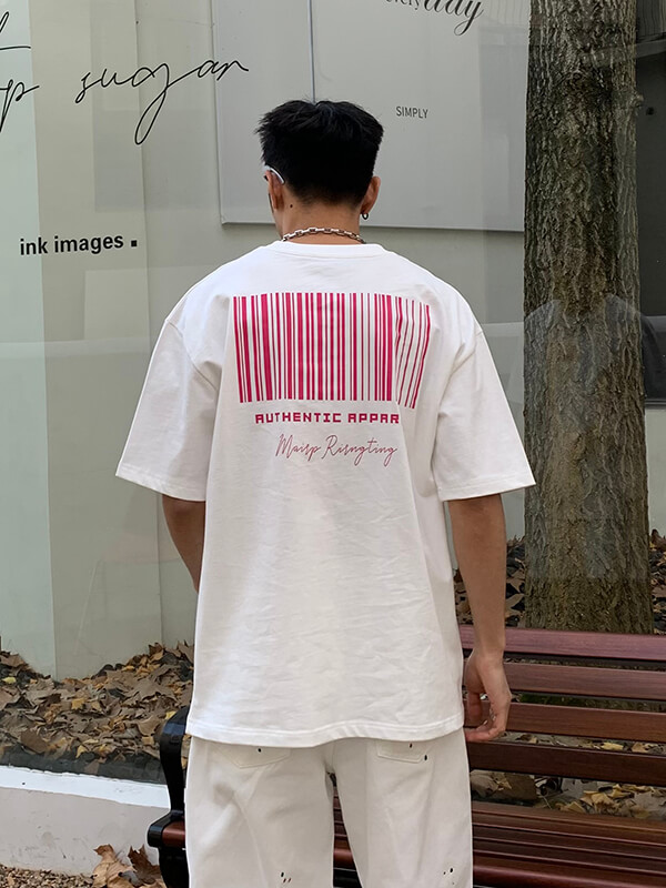 Men's white t-shirt