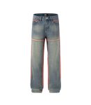 American Streetwear Style Baggy Jeans For Men