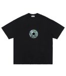 Oversized Black Cotton T-shirt For Men