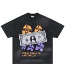 Front And Back Printed T-Shirt For Men