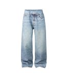 Baggy Fit Shining Crystal Jeans For Men