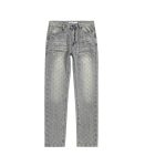 Men's Vintage Blue Slim Fit Jacquard Jeans
