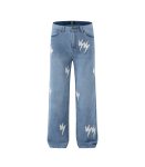 Fashion Streetwear Patchwork Jeans For Men