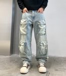 Men's baggy cargo jeans