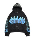 Black oversized hoodies for men