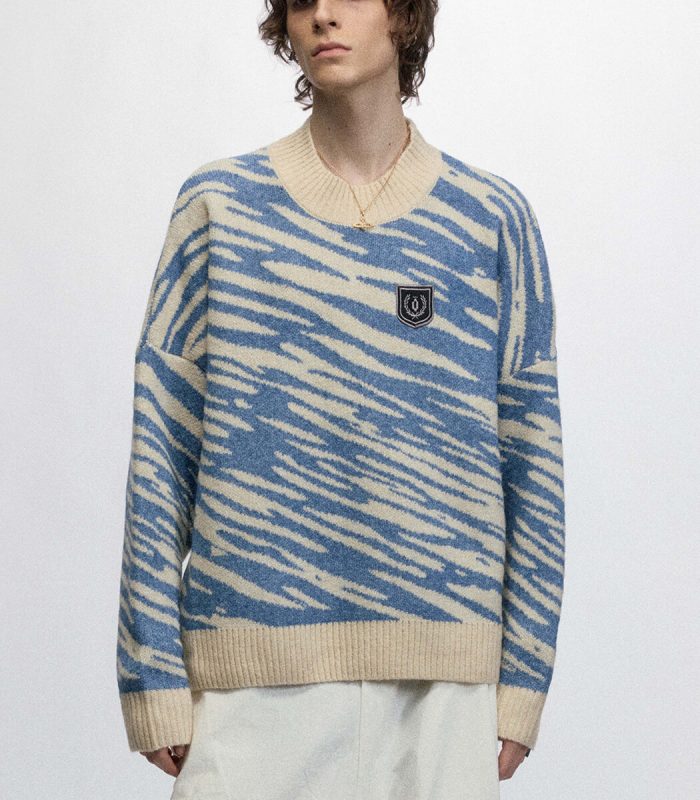 Drop shoulder sweaters for men