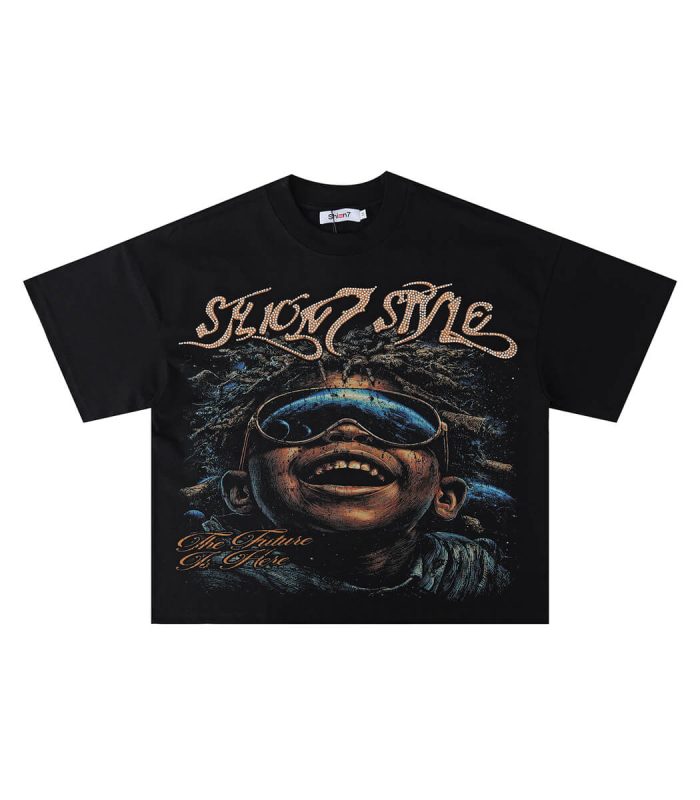 Graphic black T-shirts