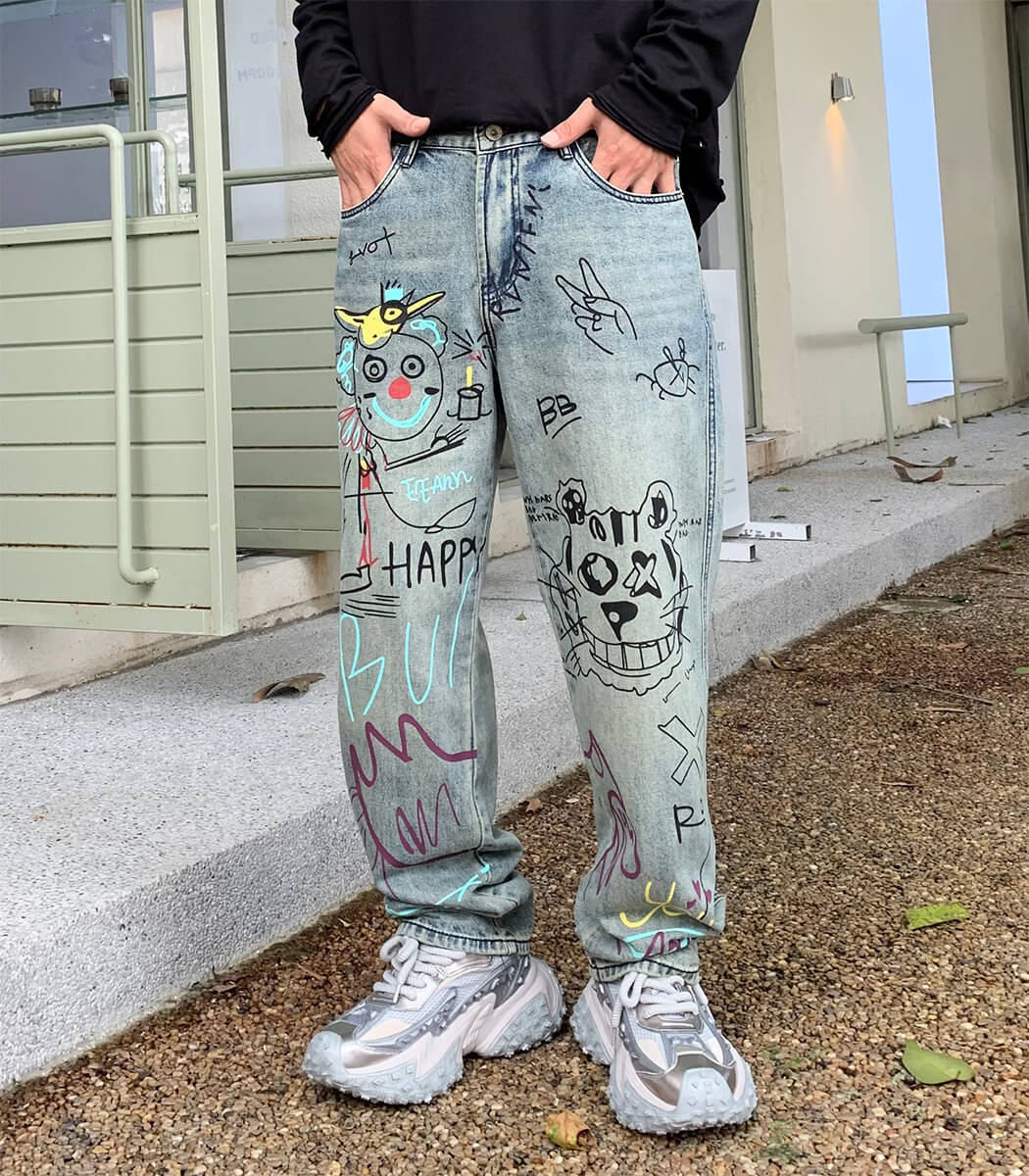 Men's graffiti jeans sale Men's graffiti jeans sale
