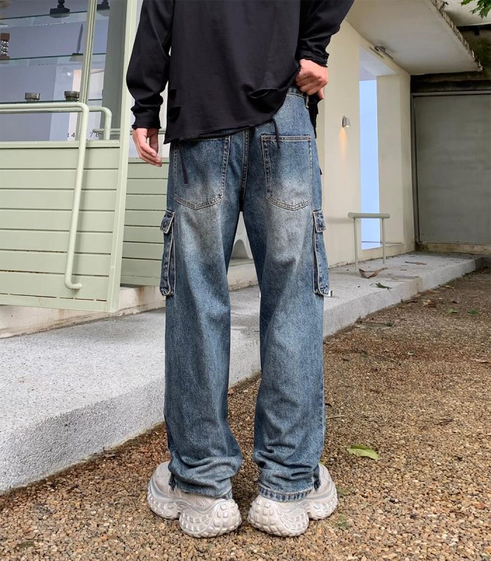 baggy jeans with side pockets