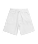 Basic white short pants