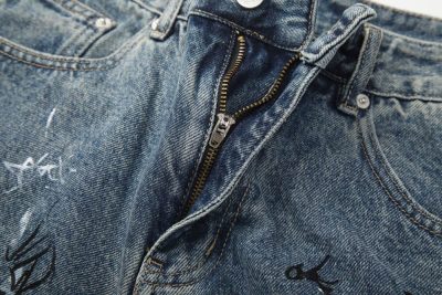 Premium denim shorts mens
