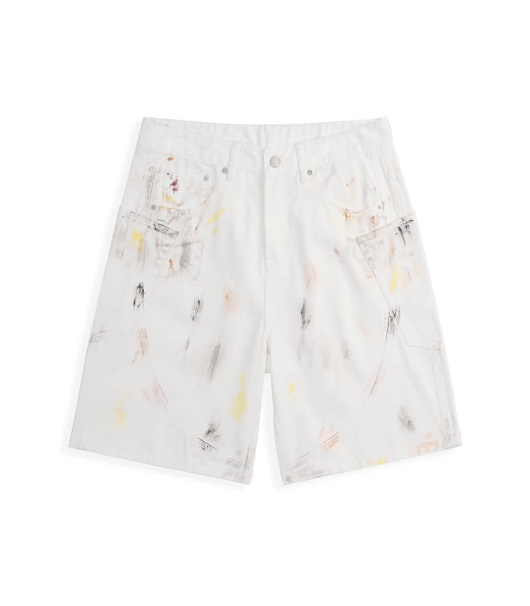 White graffiti short pants White graffiti short pants