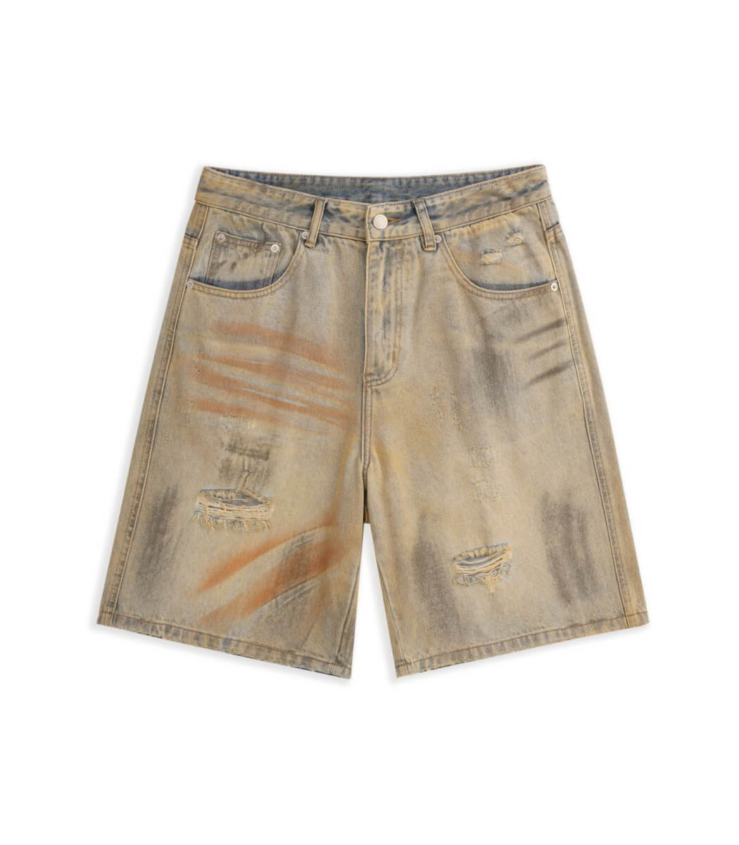 dirty wash denim shorts dirty wash denim shorts