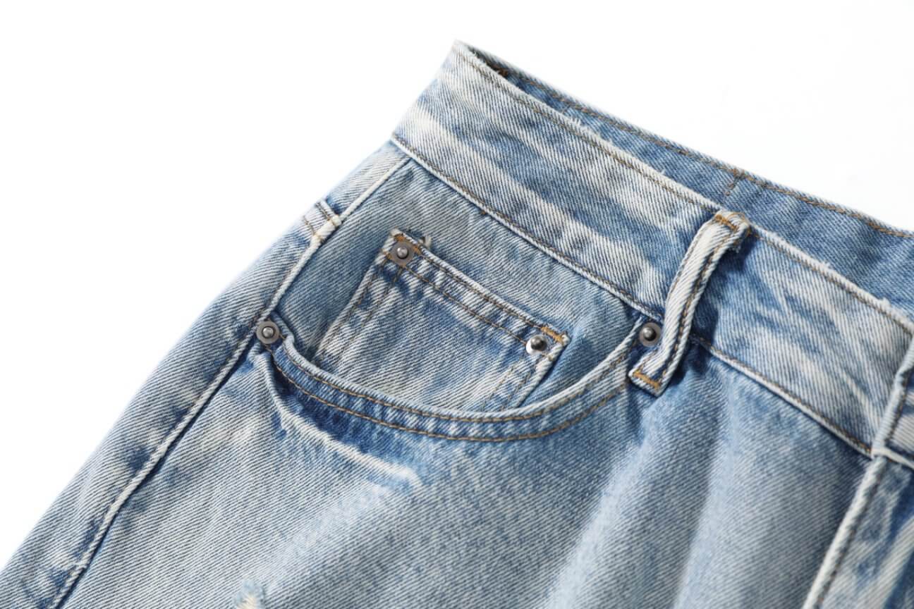 men's denim short pants