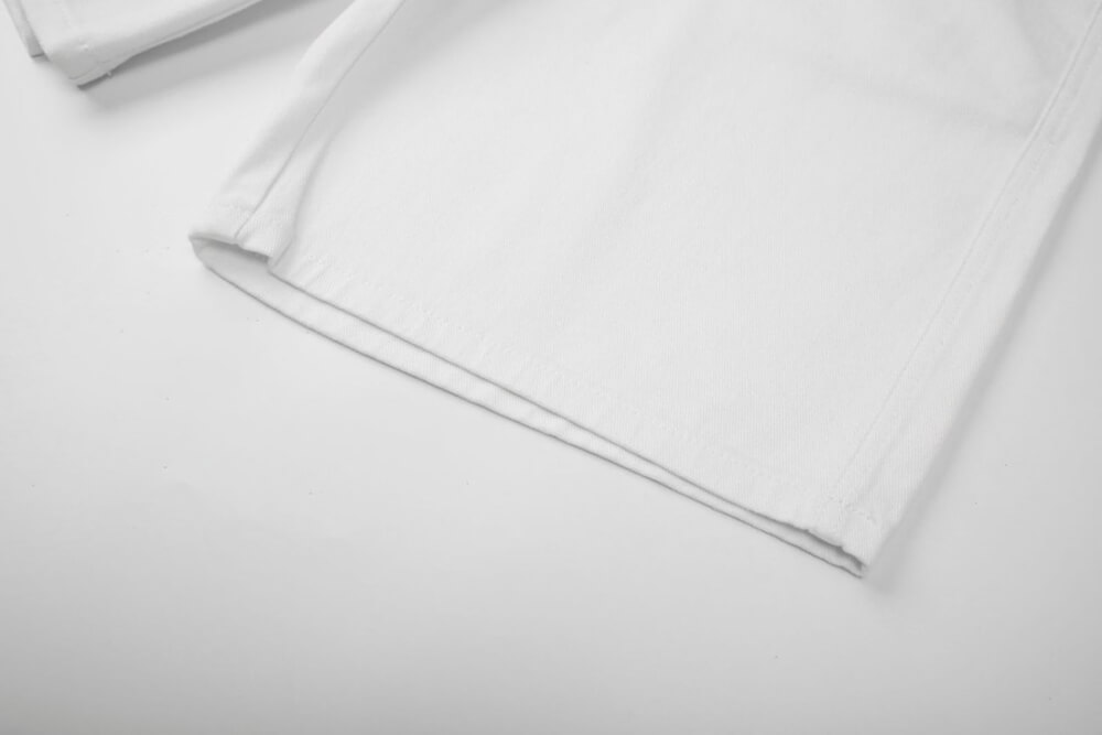 white relaxed fit shorts