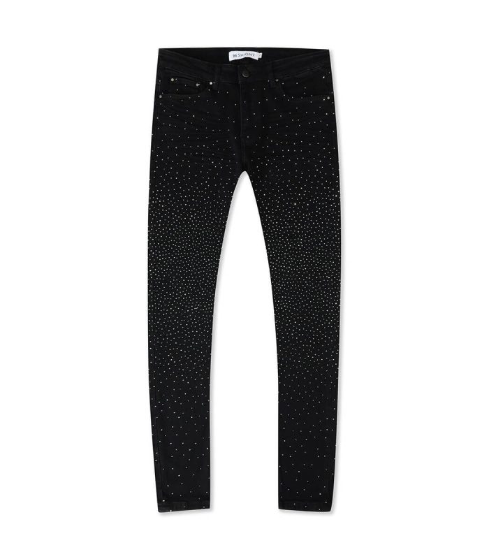Rhinestone jeans for men - SHION7
